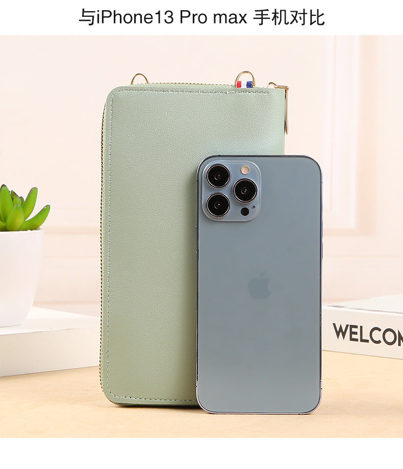 Sac Bandoulière Tactile pour Téléphone avec Portefeuille Anti-Vol