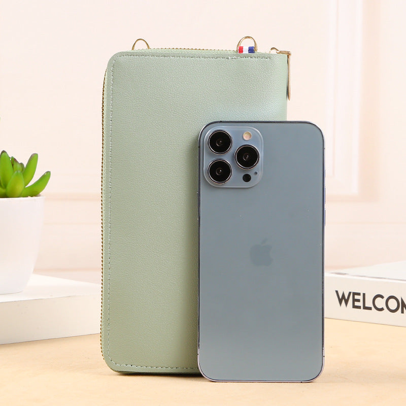 Sac Bandoulière Tactile pour Téléphone avec Portefeuille Anti-Vol