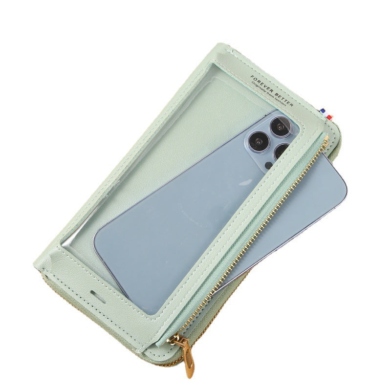 Sac Bandoulière Tactile pour Téléphone avec Portefeuille Anti-Vol
