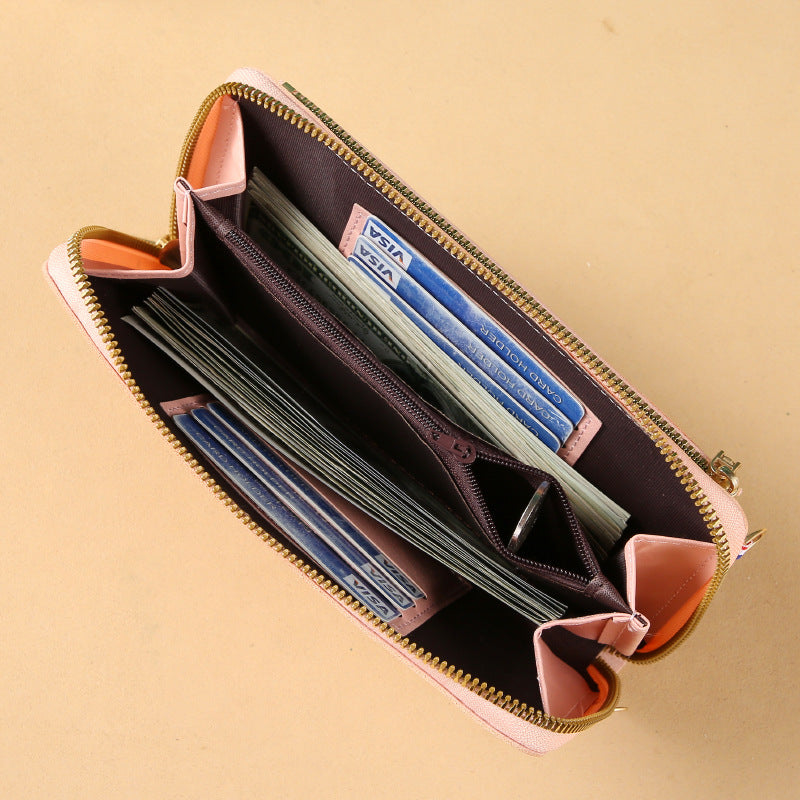 Sac Bandoulière Tactile pour Téléphone avec Portefeuille Anti-Vol