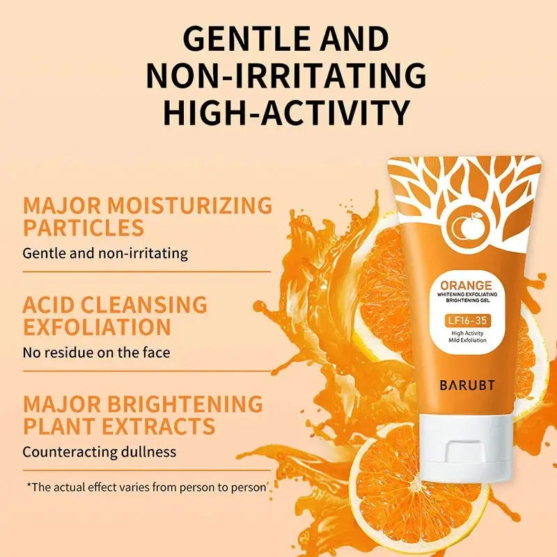 Gel  gommage doux pour le visage, Gel nettoyant pour le corps, mylalla cacyra