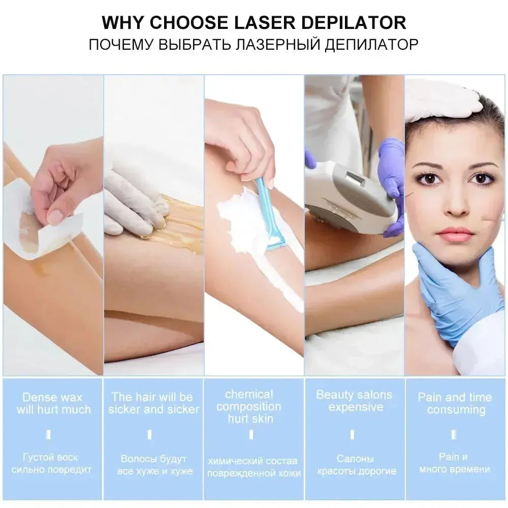 Flashs Laser épilateur à usage domestique mylalla cacyra