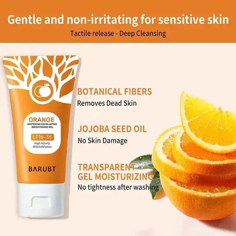 Gel  gommage doux pour le visage, Gel nettoyant pour le corps, mylalla cacyra