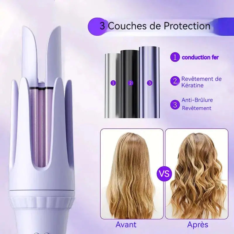 bigoud- Fer à friser les cheveux 32mm mylalla cacyra