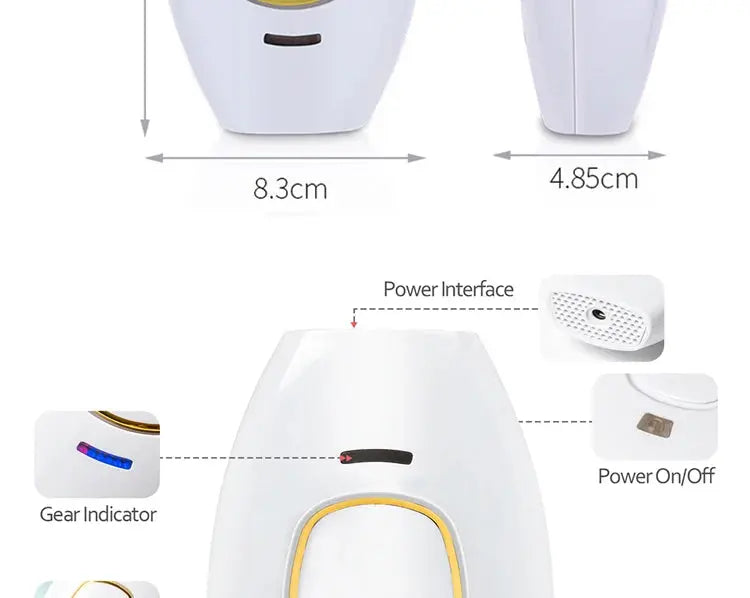 Body Bikini IPL 500,000 Flash épilateur impulsions épilateur Laser mylalla cacyra