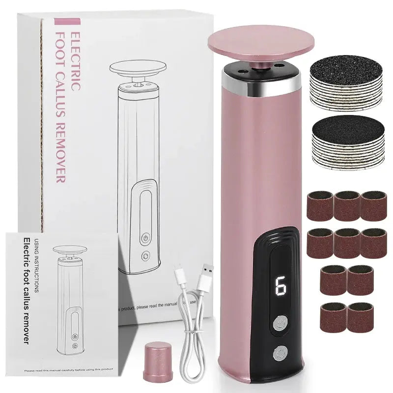 Machine électrique sans fil pour enlever les callosités des pieds, mylalla cacyra