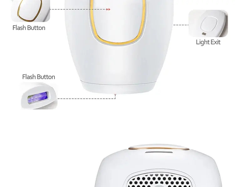 Body Bikini IPL 500,000 Flash épilateur impulsions épilateur Laser mylalla cacyra