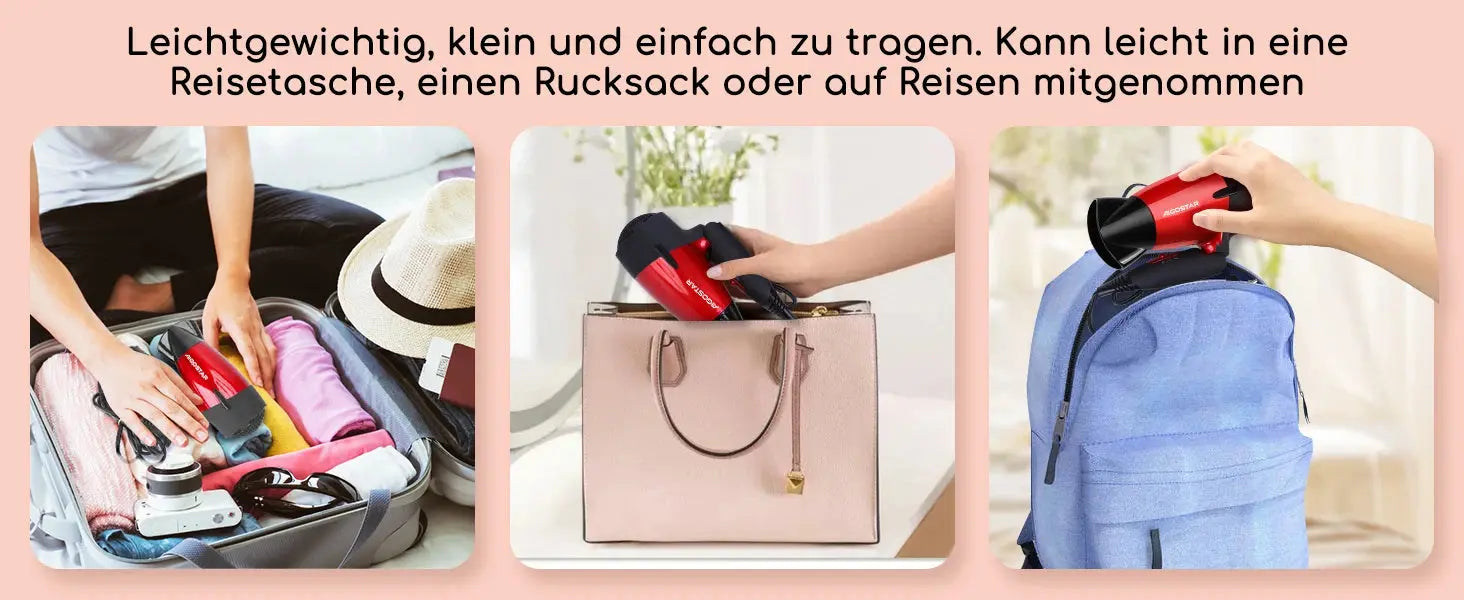 Sèche-cheveux de voyage mylalla cacyra