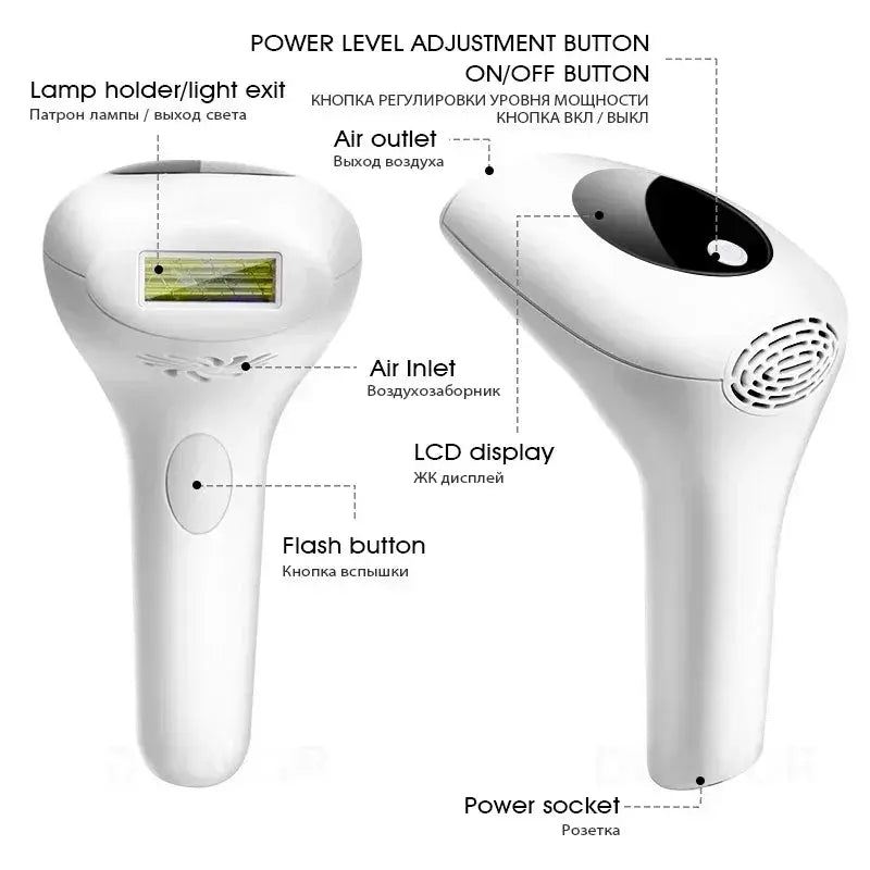 Flashs Laser épilateur à usage domestique mylalla cacyra