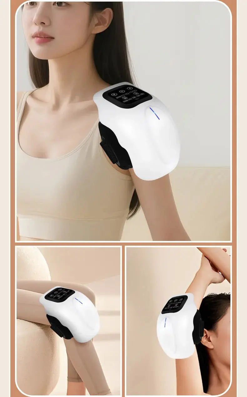 Masseur de genou intelligent avec chaleur, Compression d'air 3D, mylalla cacyra