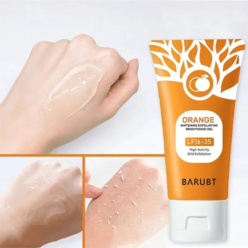 Gel  gommage doux pour le visage, Gel nettoyant pour le corps, mylalla cacyra