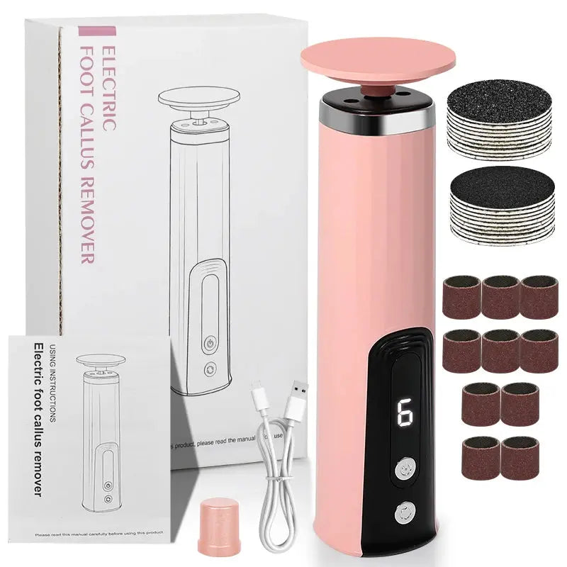 Machine électrique sans fil pour enlever les callosités des pieds, mylalla cacyra