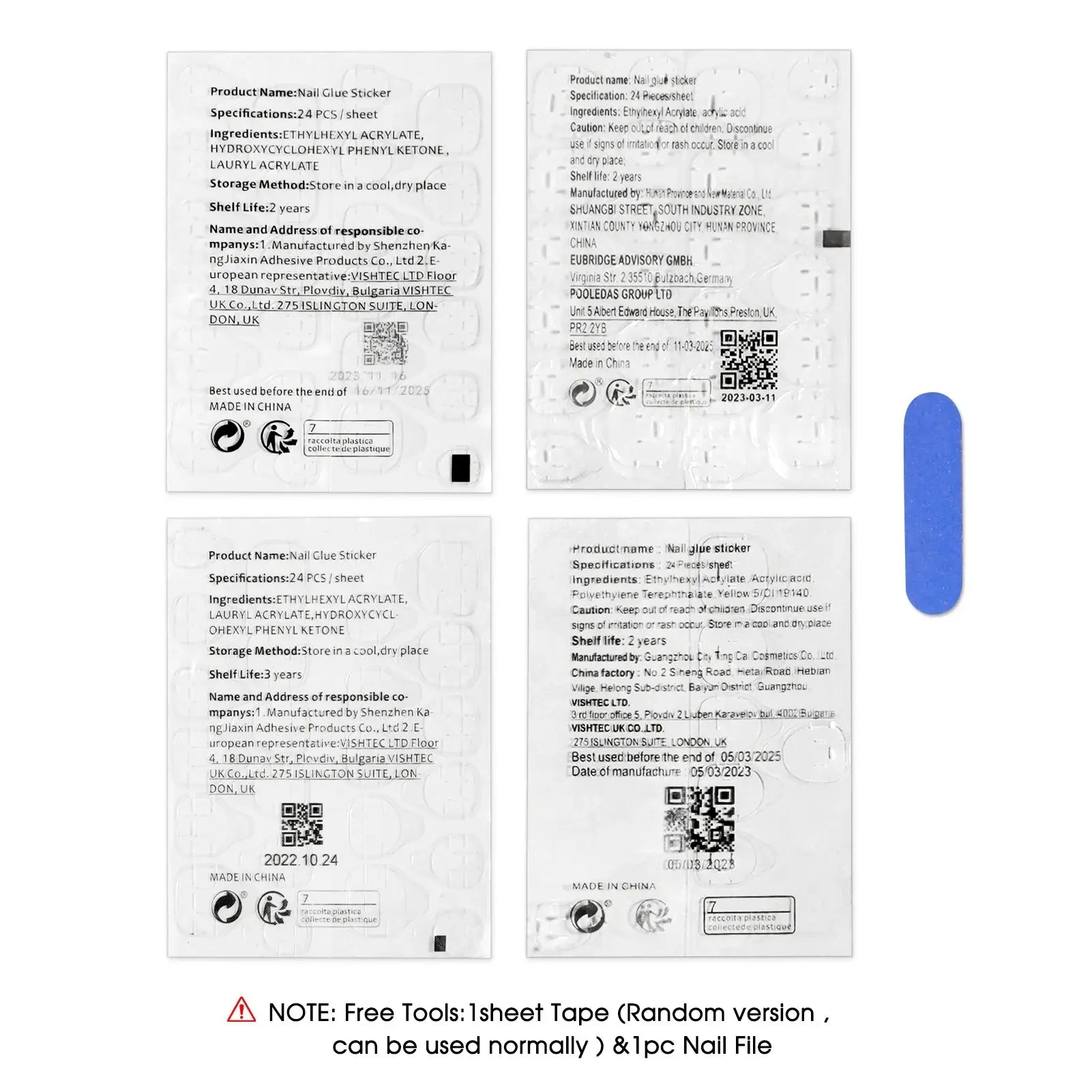 Faux ongles Stiletto en or brillant fait à la main, , 10 pièces mylalla cacyra